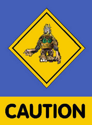 Caution Postcard (Click to enlarge)
