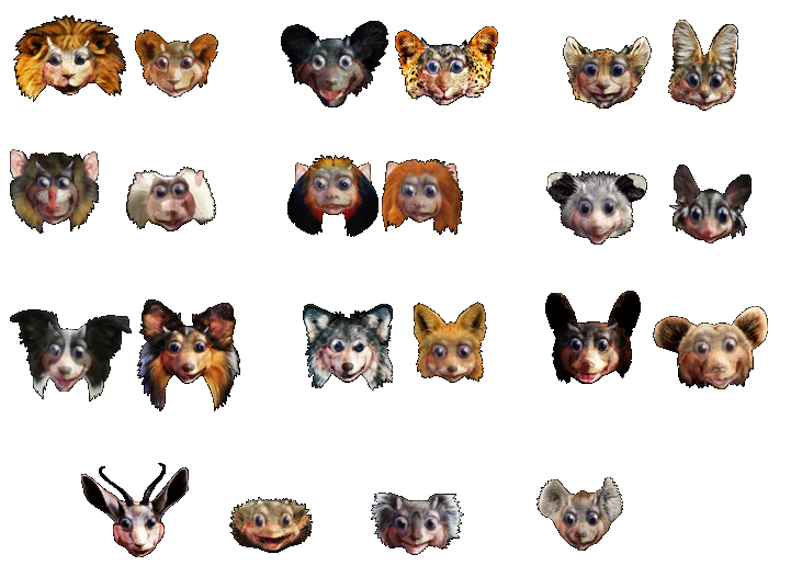 Updated: Animal Norns (Click to enlarge)