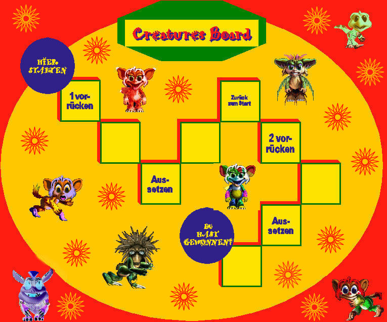 Creatures Board (Click to enlarge)
