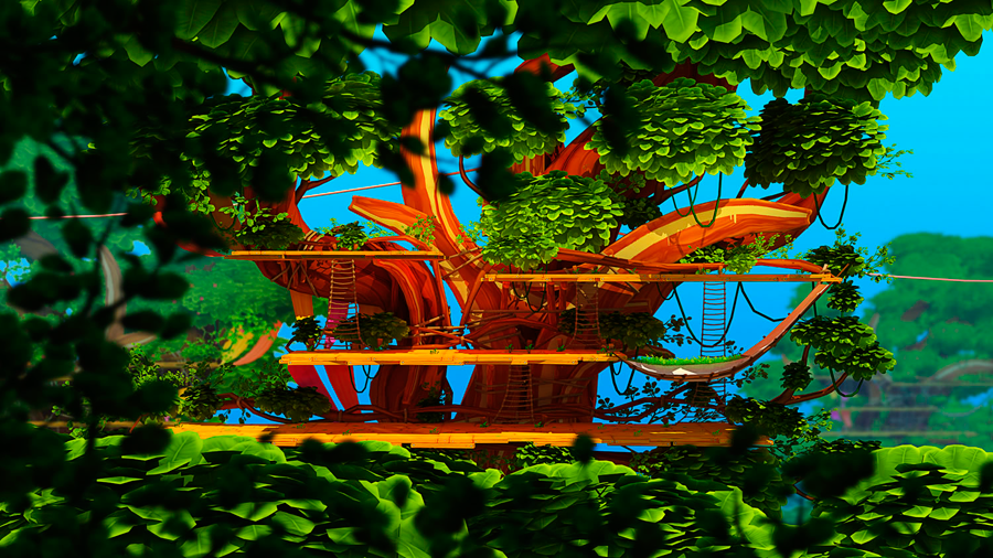 C4 Environment: The Treehouse (Image Credit: Rascii)