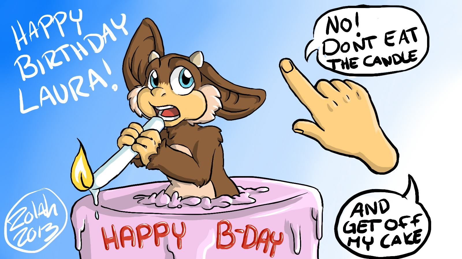 Happy Birthday Laura (Click to enlarge)