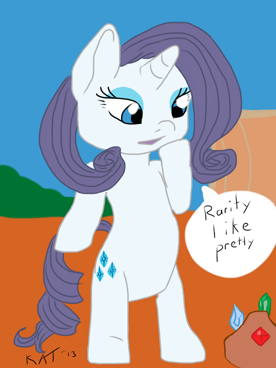 Rarity Like Pretty (Click to enlarge)