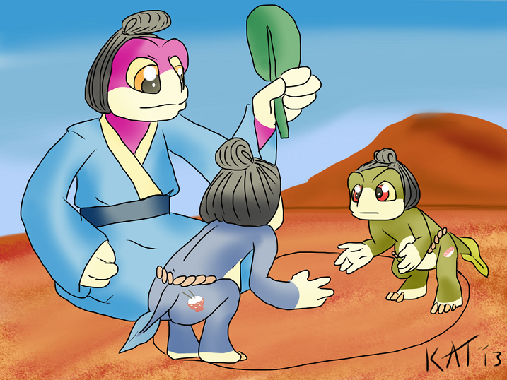 Sumo Tadpole Pony Ettins (Click to enlarge)