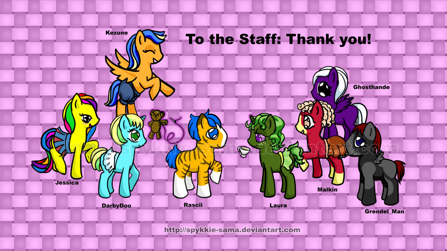 A Thank you to the Staff (Click to enlarge)