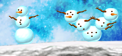 Snowmen in Chione (Image Credit: RisenAngel)