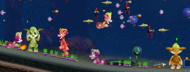 Grown Up Fruit-Colored Norns (Image Credit: Riakodoadm)