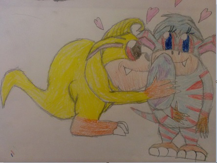 Goldie and Ciel with their Egg (Click to enlarge)