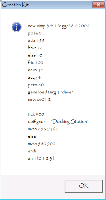Genetics Kit - Exported Egg (Image Credit: RisenAngel)