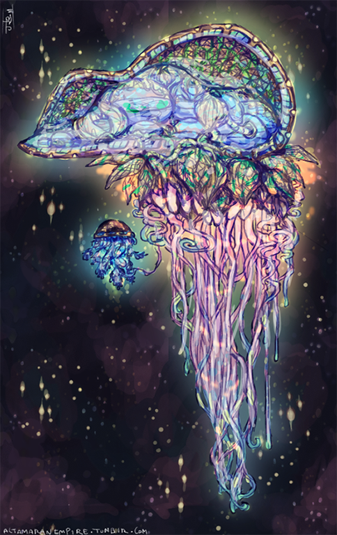 The Mossy Shee's Ship (Click to enlarge)