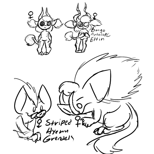 Some Quick Sketches (Click to enlarge)