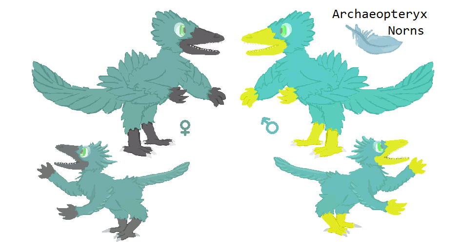 Archaeopteryx Norn Concept (Click to enlarge)