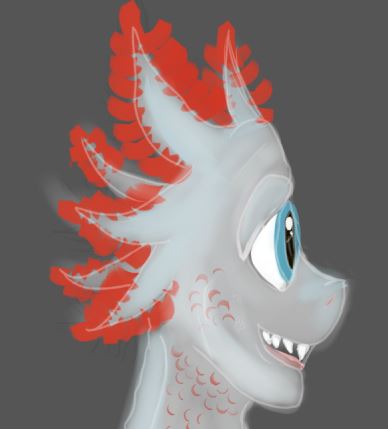 Axolotl Norn Head  (Click to enlarge)