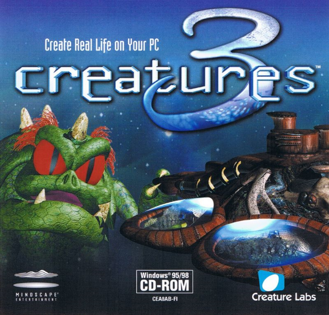 Creatures 3 Jewel Case - Front (Click to enlarge)
