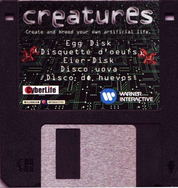 Creatures 1 Egg Disk (Image Credit: Doringo)