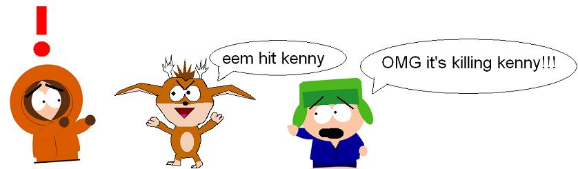 Eem hit Kenny (Image Credit: Julia)