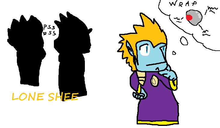 The lone shee by FF (Click to enlarge)