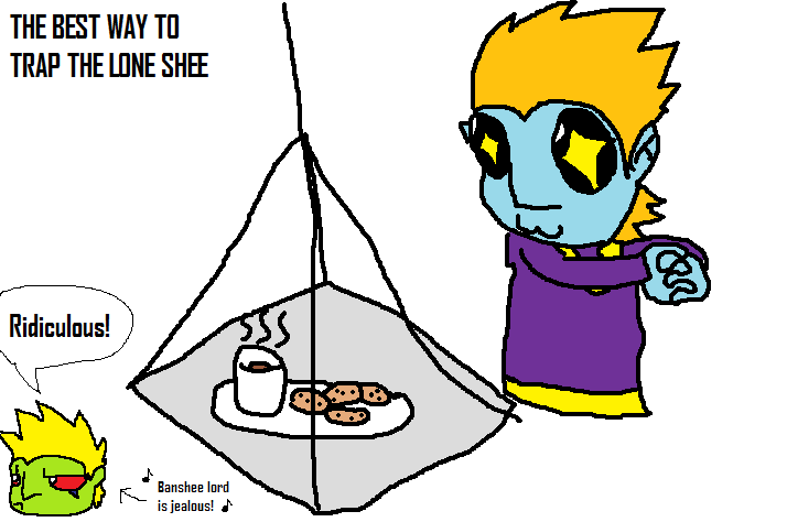 Trapping the Lone Shee (Click to enlarge)