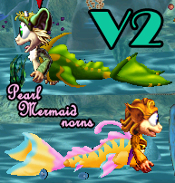 Pearl Mermaid Norns (C3DS | 15 likes)