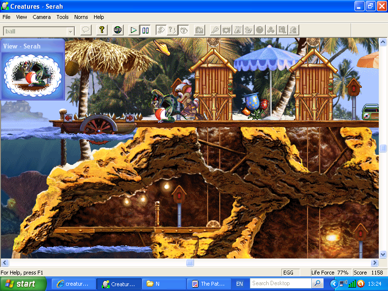 Serah and the Patient Grendel (Click to enlarge)