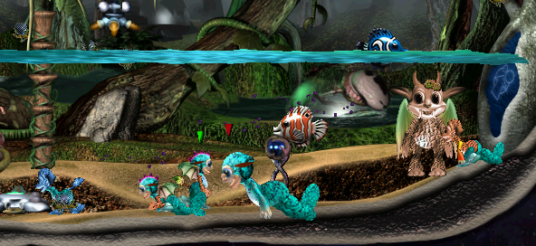 Gargoyles and Aquanorns (Click to enlarge)